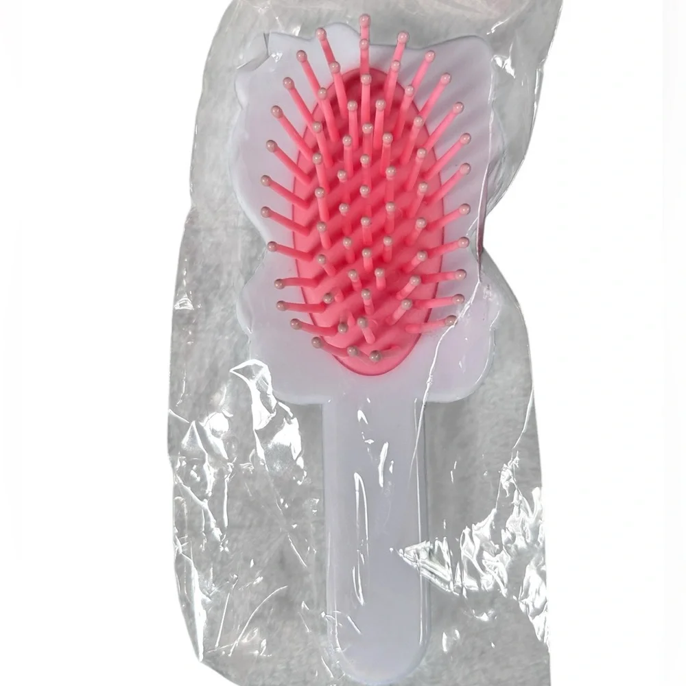 Hello Kitty Sanrio Mini Hairbrush Pink & White Kawaii Collectible Travel Sealed